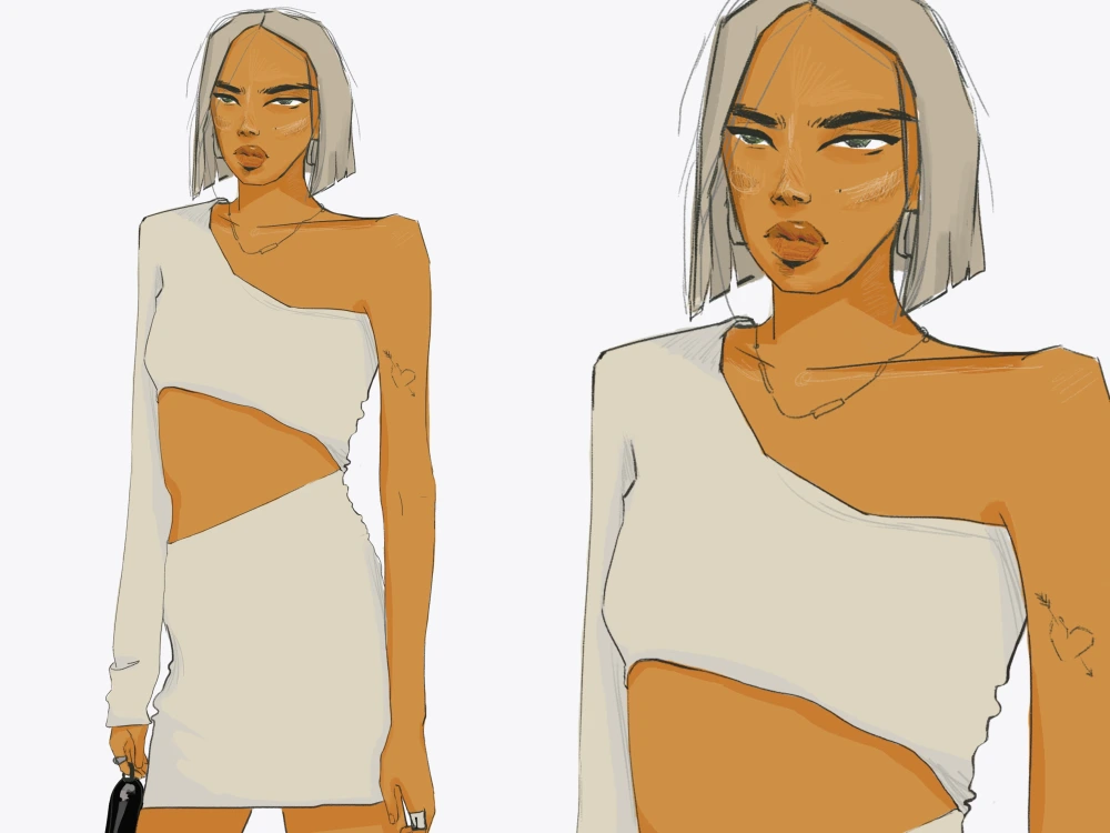 High-quality editorial and fashion illustration in unique style | Upwork