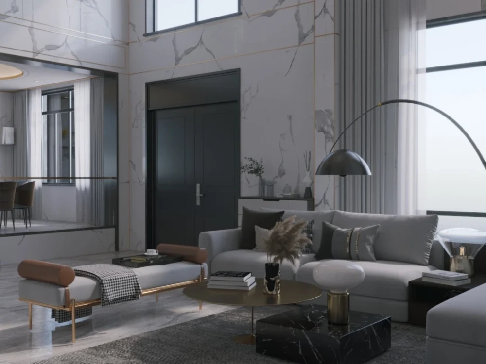 3D interior rendering living room realistic rendering of your interior ...