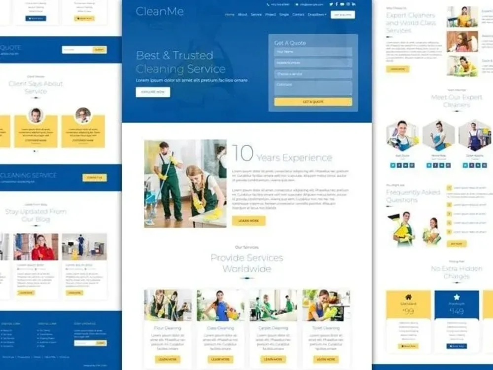 A responsive WordPress website design by Elementor Pro | Upwork