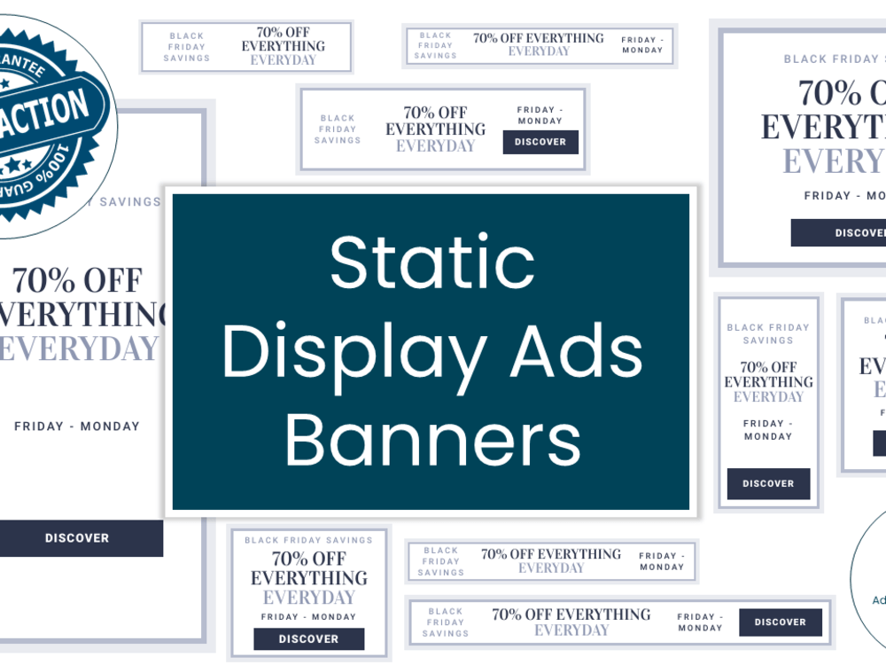 Static display ads banner Upwork