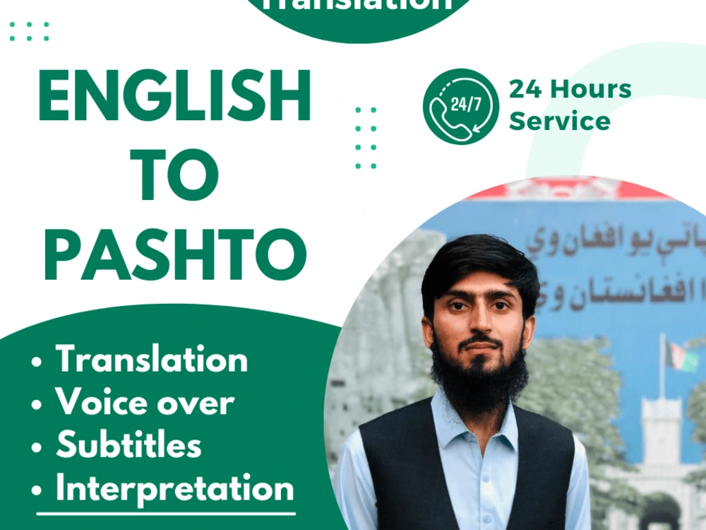 Translation from English to Pashto, Dari and Vice versa | Upwork