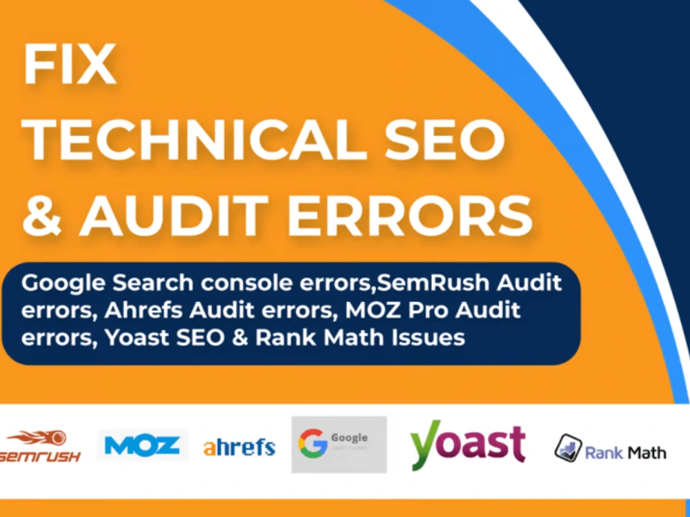 Google search console semrush ahrefs moz errors fixed | Upwork