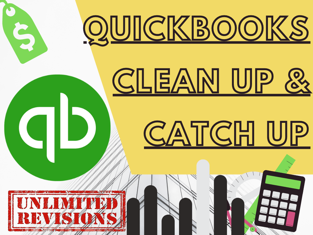 Cleanup and catchup bookkeeping/Accounting services in Quickbooks