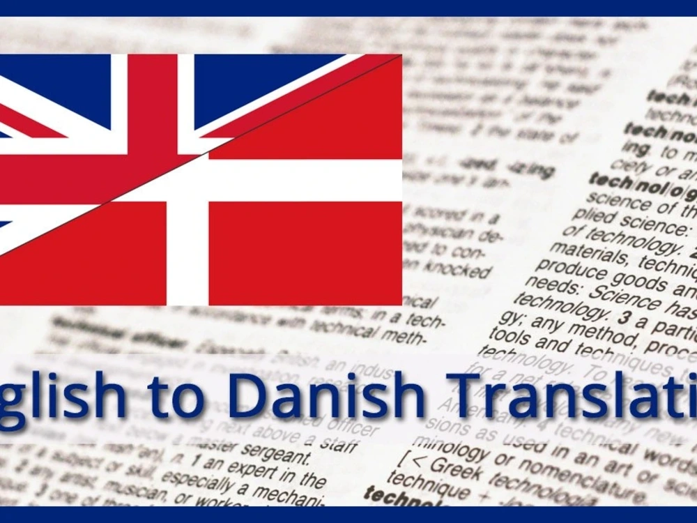 English to Danish translation & Danish to English translation within 24