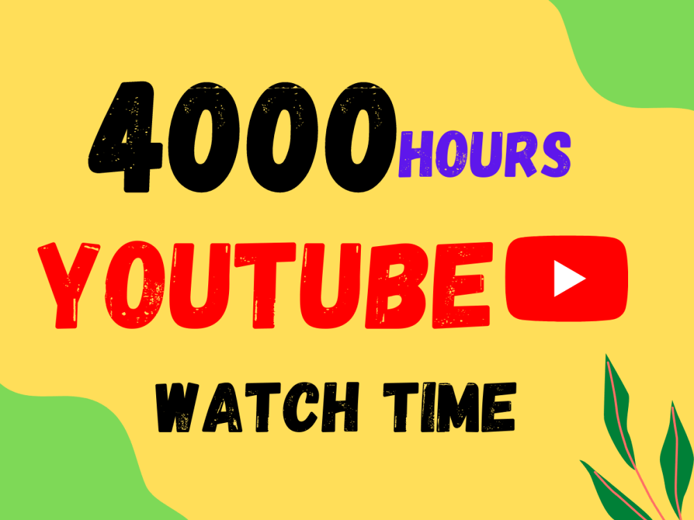 Youtube watch hours for channel Upwork