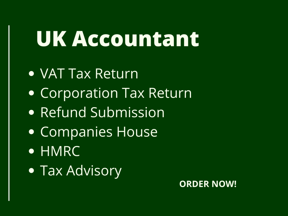 UK accountant, vat tax return and corporation tax return Upwork