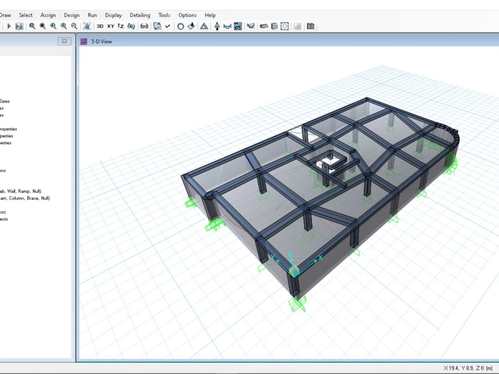 Structural design and calculations will be produced using ETABS and ...