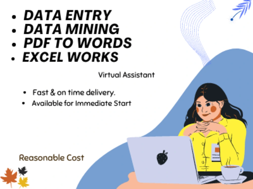 Data entry, Excel Data Cleaning & PDF to Word Conversion services | Upwork