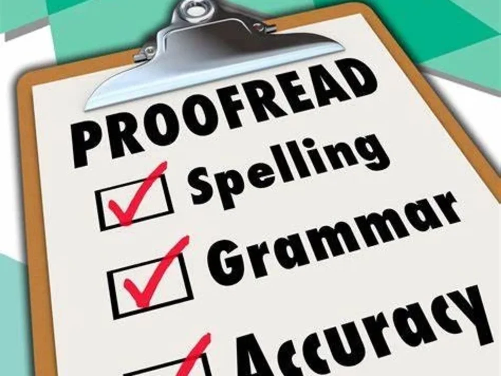 My proofreading and editing skills for any piece of work you submit to ...