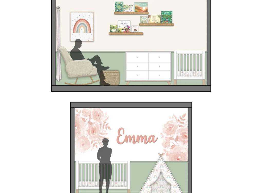 Beautiful 2D graphics of your interior design | Upwork