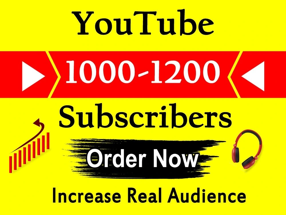 1000 Real NonDrop YouTube Subscribers YouTube Channel Promotion Upwork