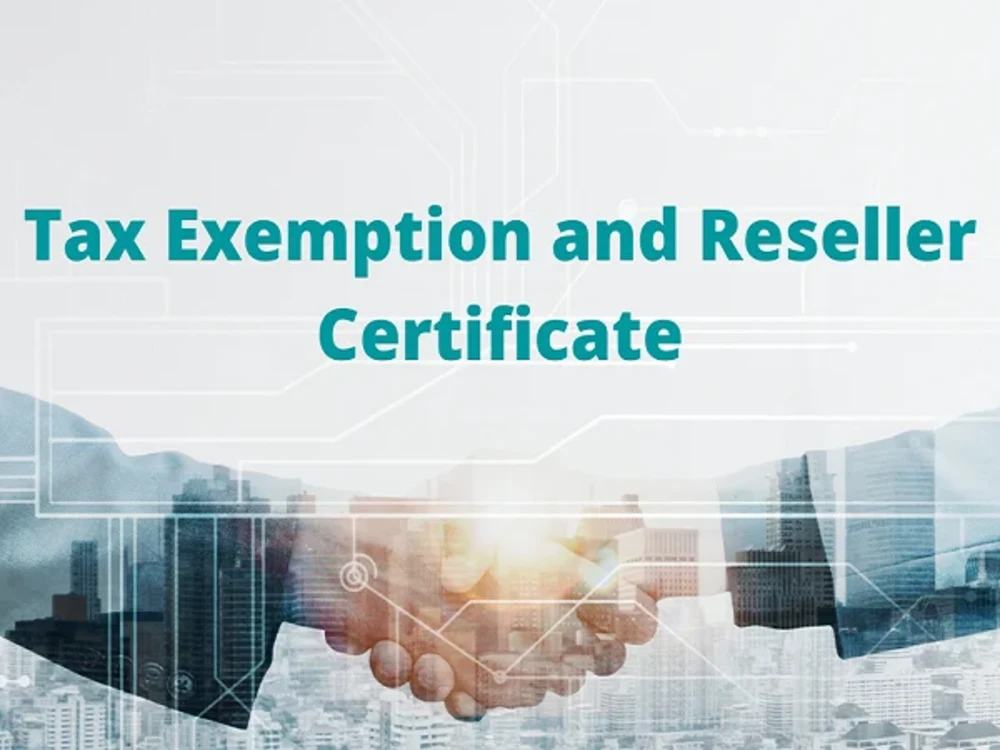 A reseller and tax exemption certificate | Upwork