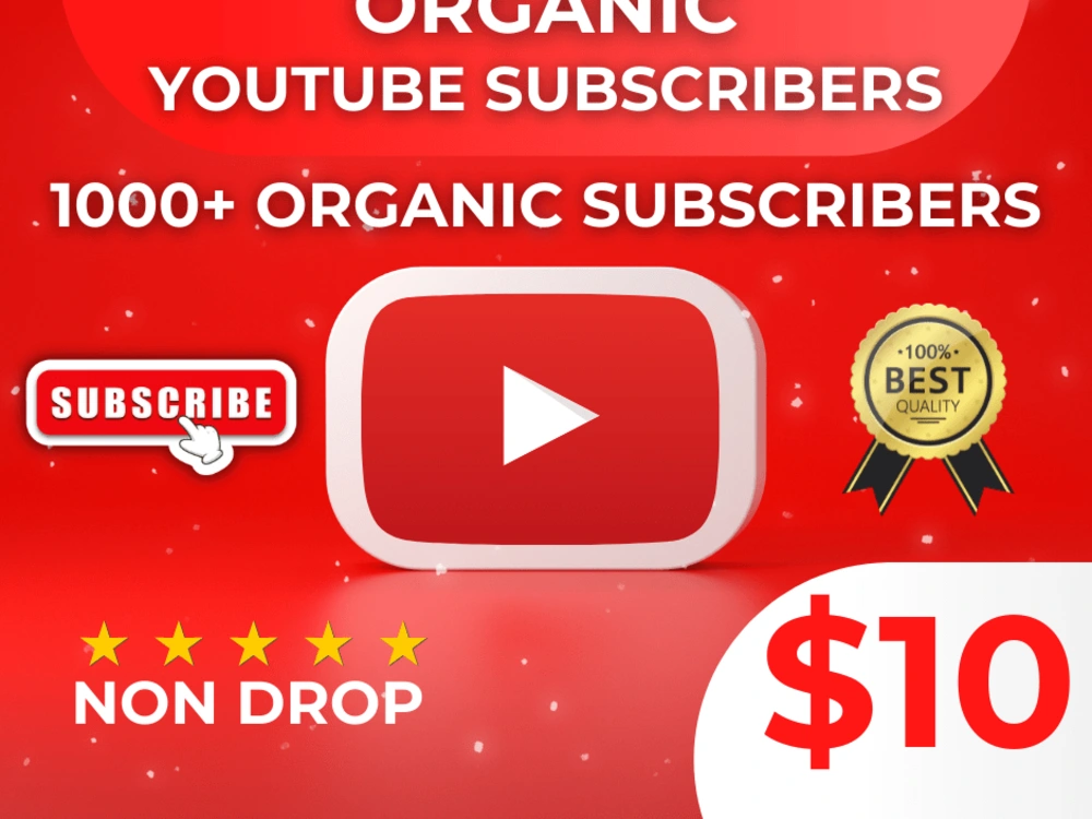 Organic YouTube Channel Subscribers 😀 Upwork
