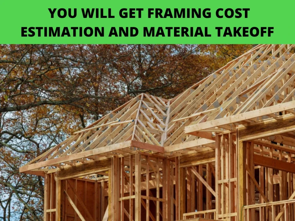 Framing Material Takeoff And Cost Estimation In Planswift And Rsmeans Upwork