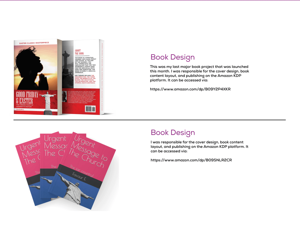 Amazon KDP eBook Design Upwork