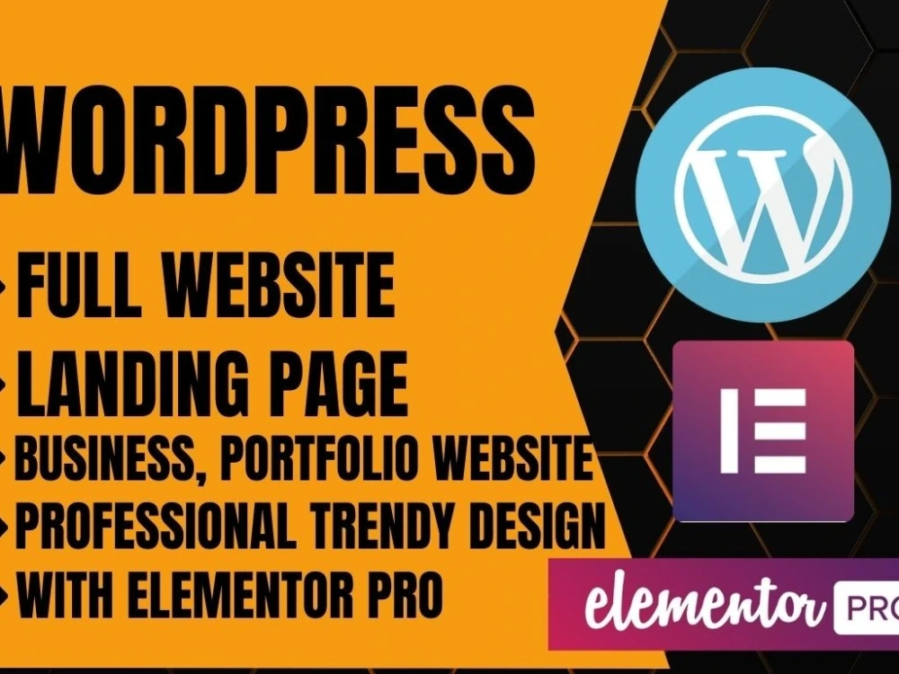 Responsive WordPress website or landing page with Elementor Pro | Upwork
