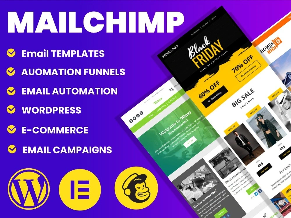 Design mailchimp email template, email campaign, newsletter in 24hours ...
