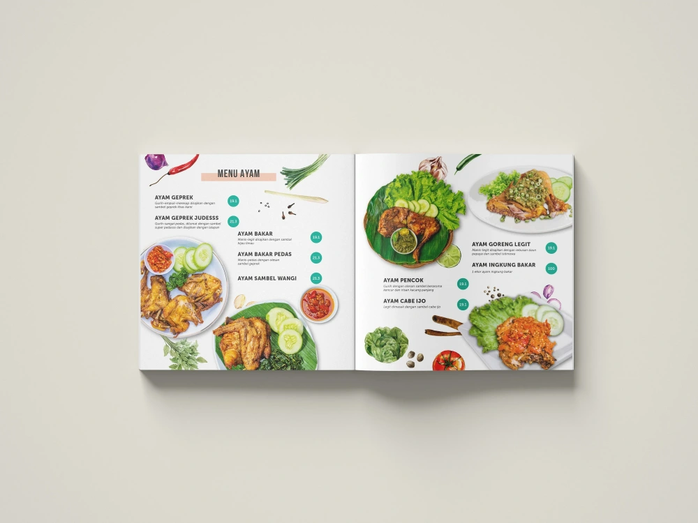 Menu Branded A food menu & branding identity for your restaurant | Upwork