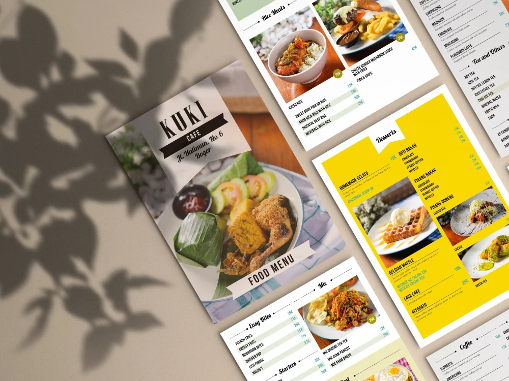 Menu Branded A food menu & branding identity for your restaurant | Upwork