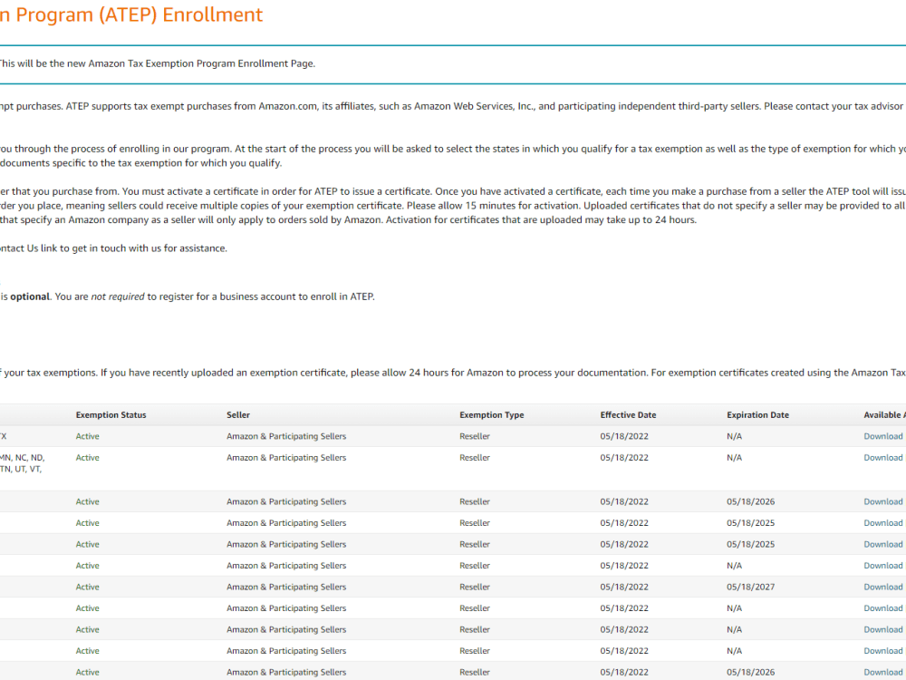 Rid of paying tax on Amazon purchases. | Upwork