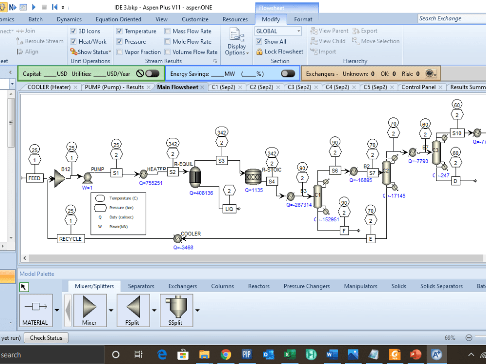 Simulation on aspen hysys, plus,pipesim, edr | Upwork
