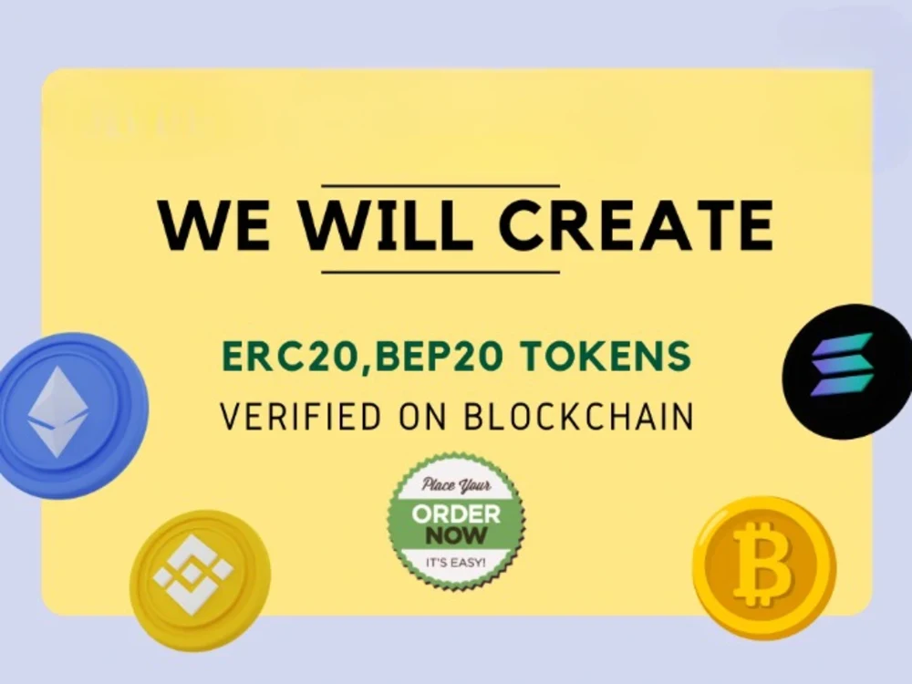 ERC20 Or BEP20 Token Verified On Blockchain | Upwork