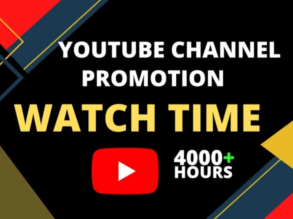 Youtube watch time promotion hotsell