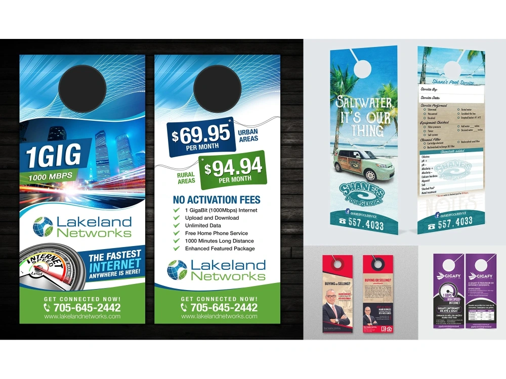 Perfect solar, door hanger, rack card, and flyer For you Upwork
