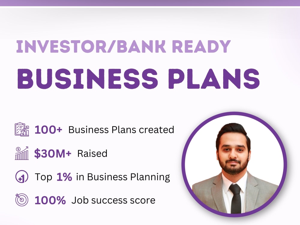 A professional investor/bank ready Business Plan with Financial