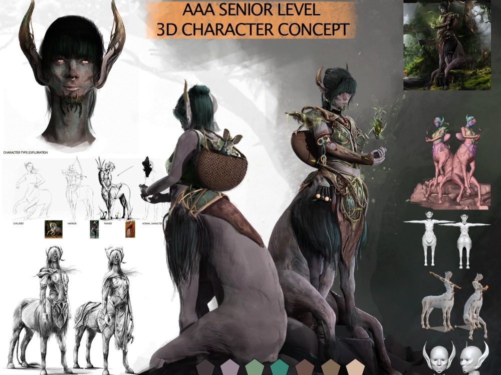 A AAA character concept | Upwork