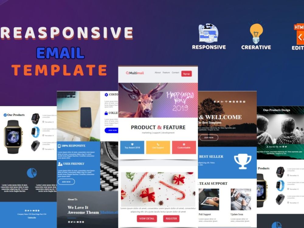 Design and develop responsive HTML email template | Upwork