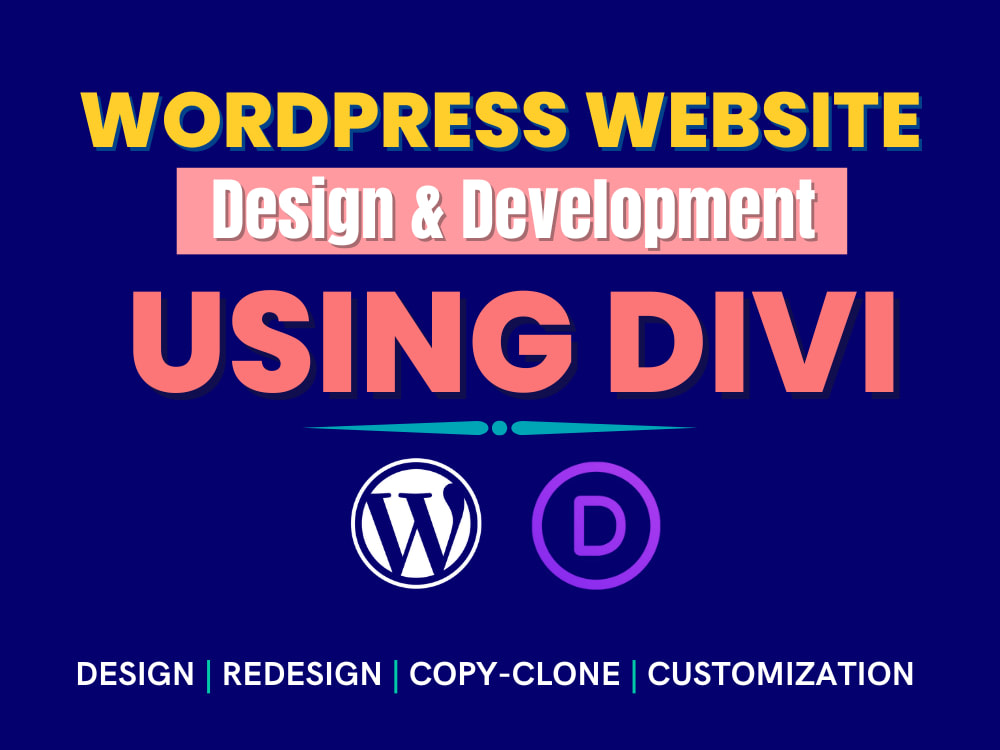 A WordPress website design using Divi theme | Divi Builder | Divi ...