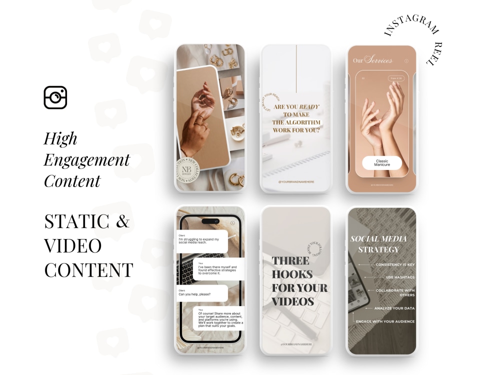 Aesthetic content creation for your Social Media Plattforms | Upwork