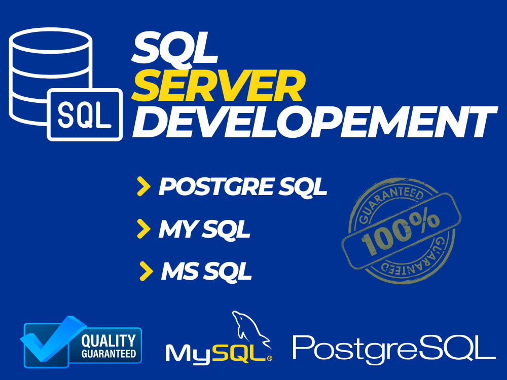 A SQL server developer to design and develop your SQL server database ...