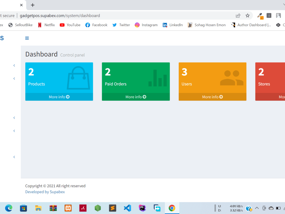 A POS inventory management software with barcode system & invoice print ...