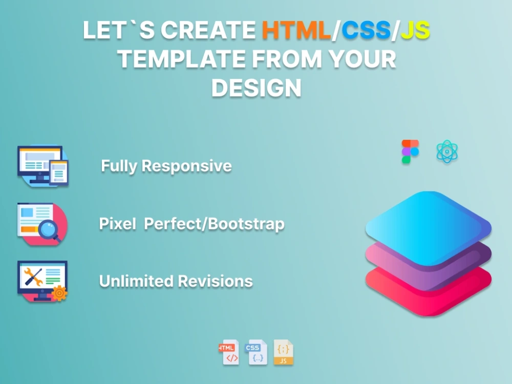 A professional HTML/CSS/JS template from your design | Upwork