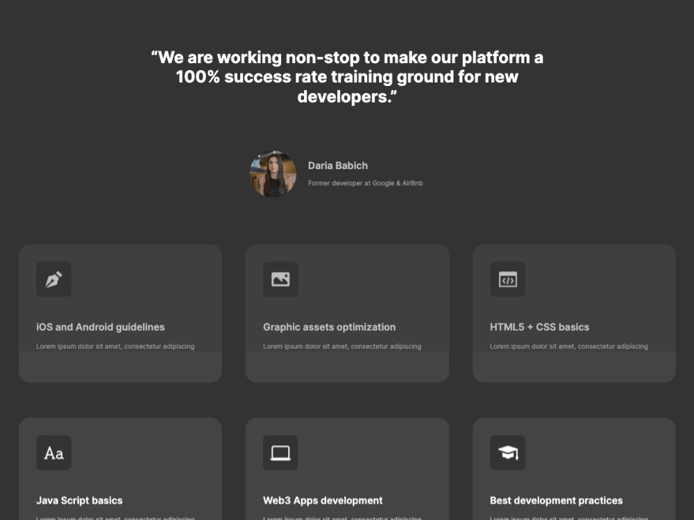 UX/UI design and website development for a new project | Upwork