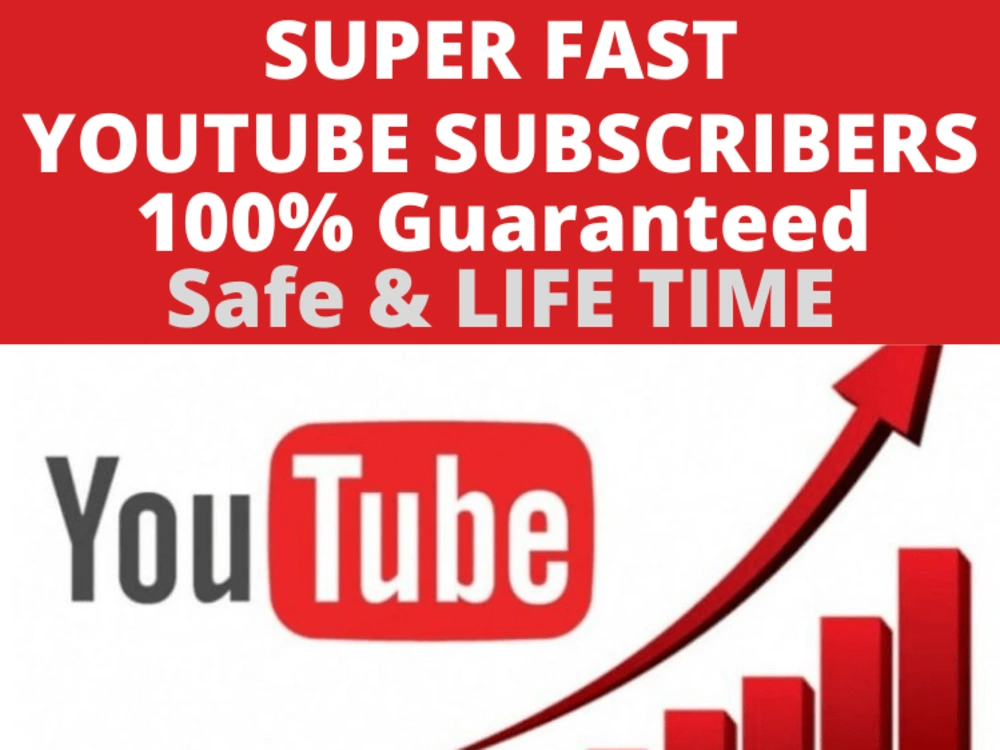 1000 YouTube Real Life Time Super Fast Subscribers For Your Channel ...