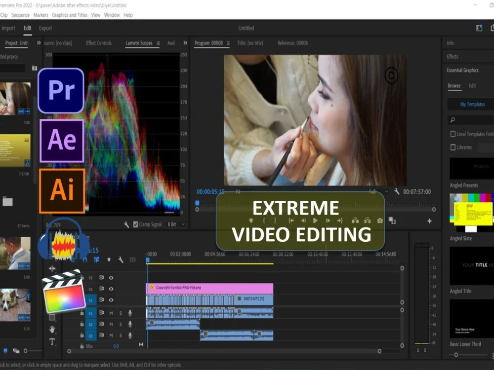 Professional Video Editing In Adobe Premiere Pro & Youtube Video Editor Upwork