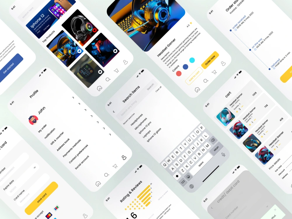 Mobile App UI UX Design with Prototype | Upwork