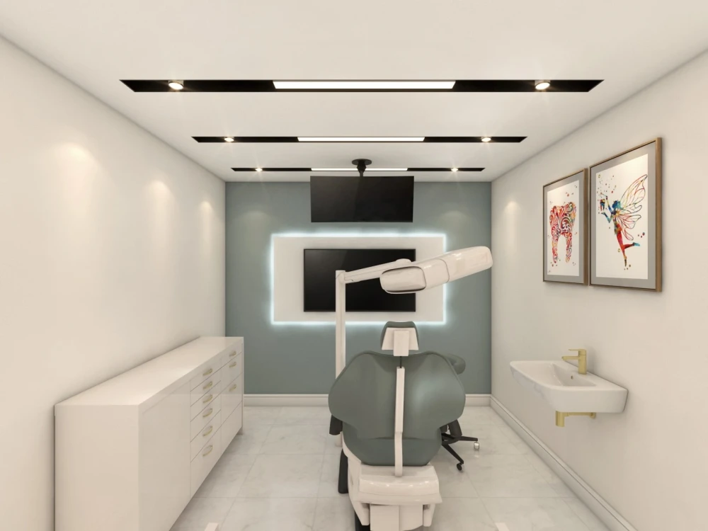 Dental Clinic 3D Interior Design | Upwork