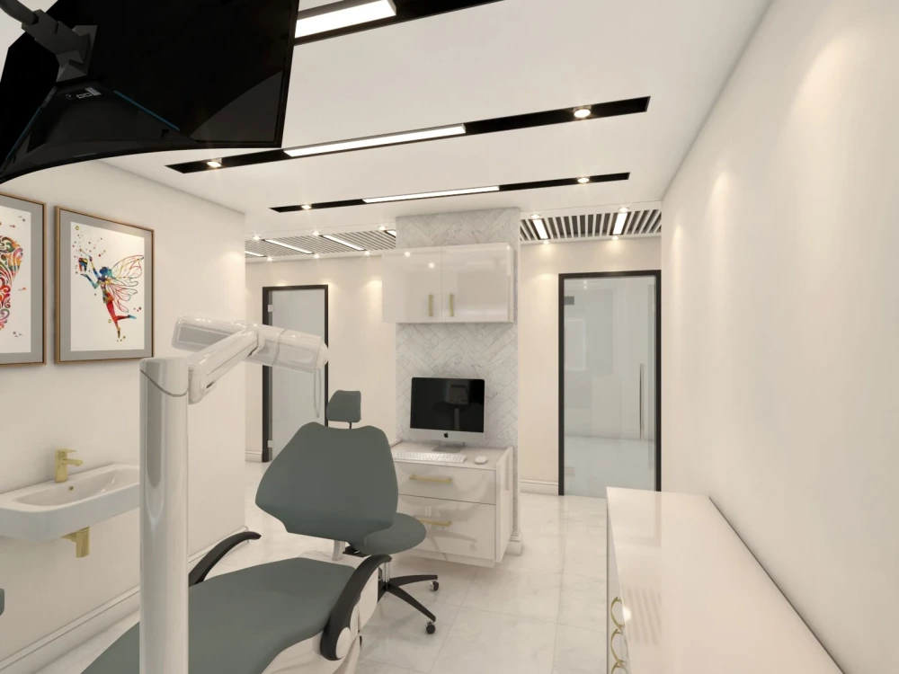 Dental Clinic 3D Interior Design | Upwork