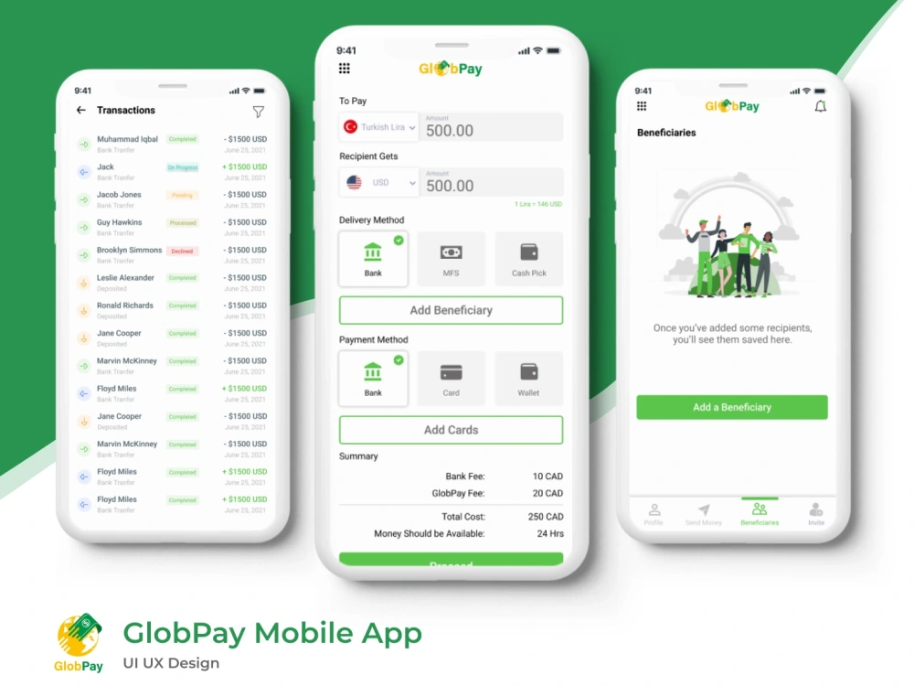 A mobile app UI UX design | Upwork
