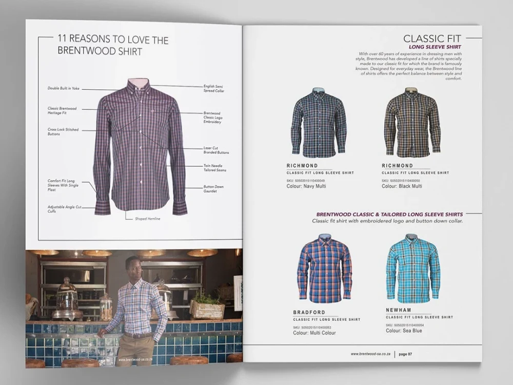 A professional business catalogue to show off your products/services