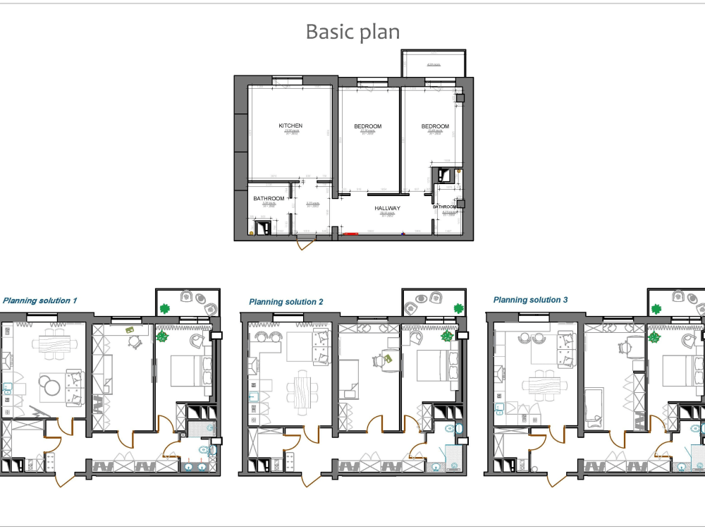 2D floor plan solutions for your house | apartment | office | Upwork