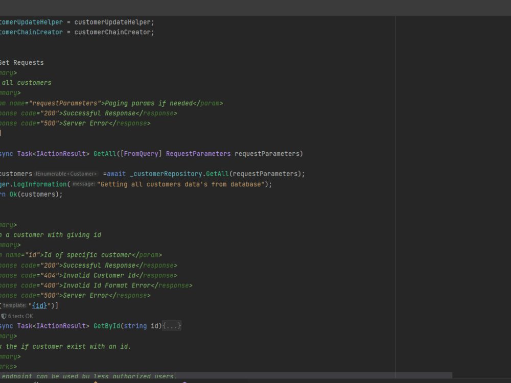 A well coded and documentated web api by using C# or Go. | Upwork