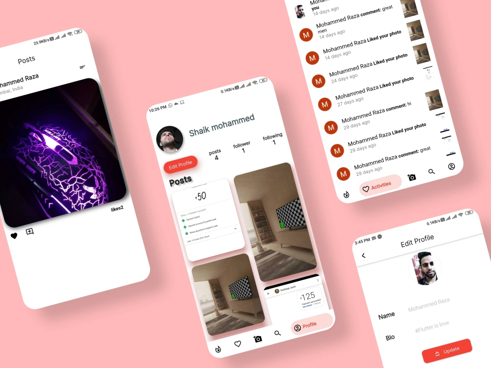 An amazing mobile app for both android and IOS using FLUTTER | Upwork