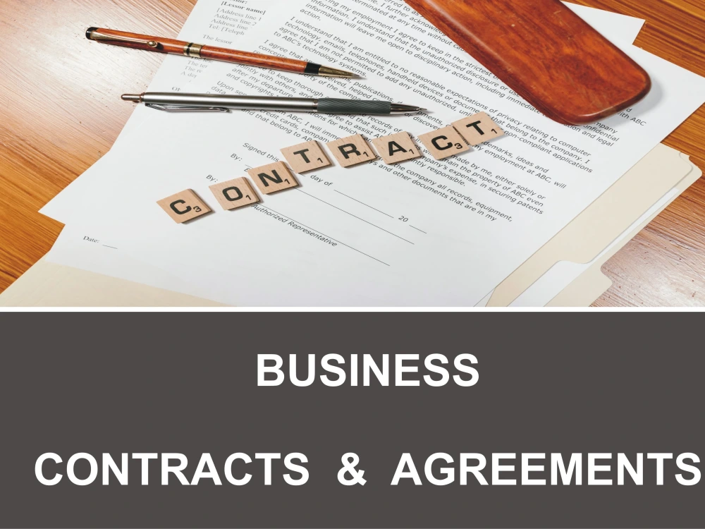 A well drafted & watertight business contract plus legal advice | Upwork