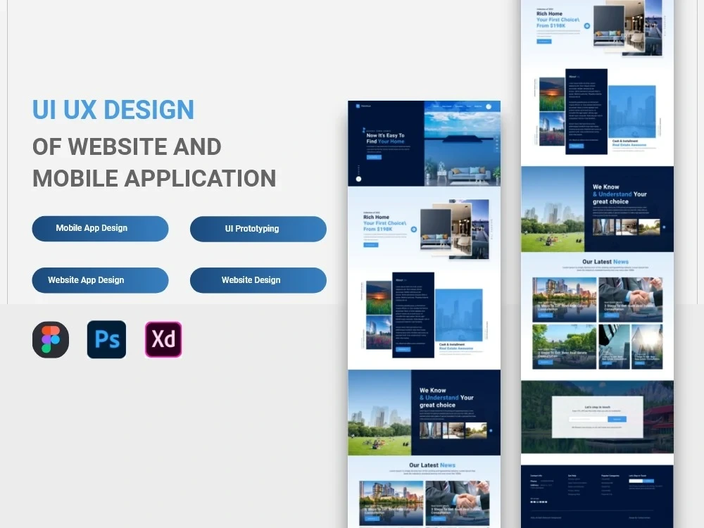 Website ui design, dashboard, mobile app UI UX design, Product Design ...