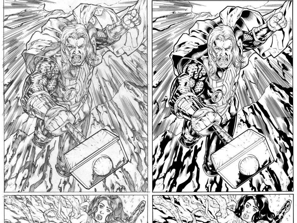 A superb inking for your comics. | Upwork